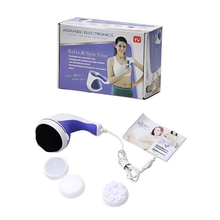 Relax and Spin Tone Massager - 5 in 1 Full Body Massager - Slimming Toning & Relaxing