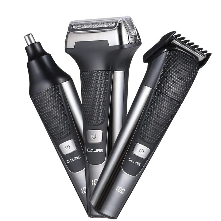 3 in 1 Multifunctional Shaver / Ear and Nose Trimmer/ Hair Clipper for Men, Easy to Use, Cordless Use LED Display Fast