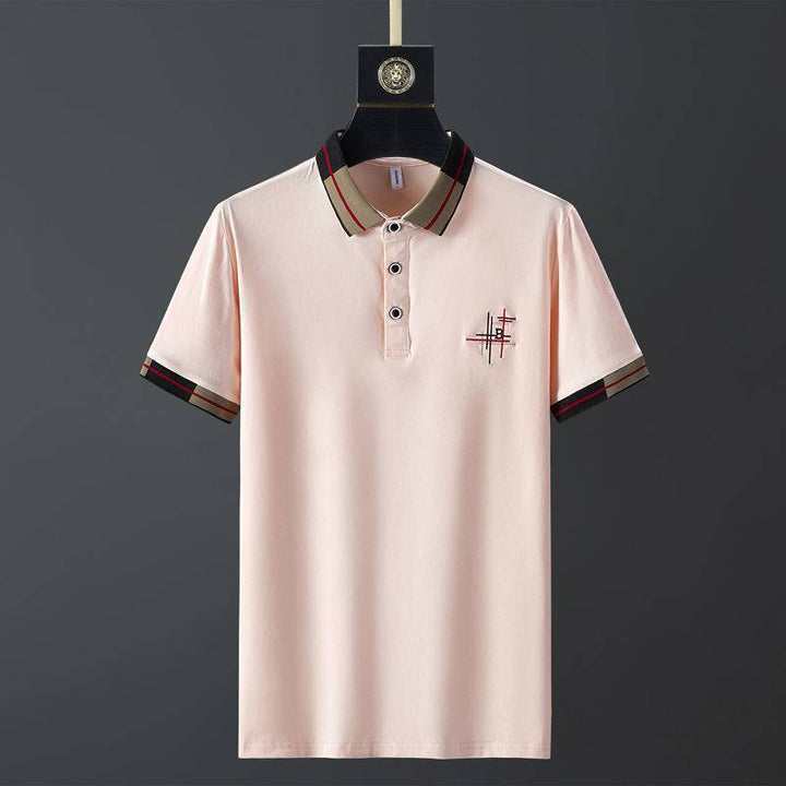 Trendy Slim Shirt Collar POLO Shirt Men's T-shirt