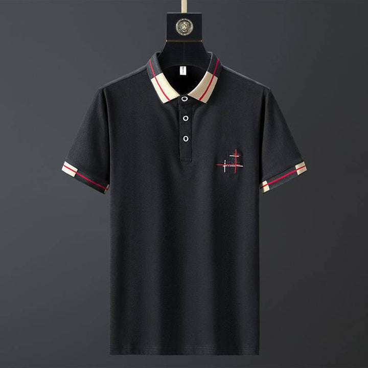 Trendy Slim Shirt Collar POLO Shirt Men's T-shirt