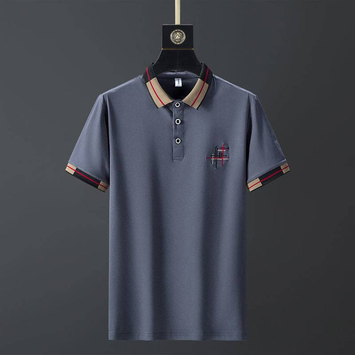 Trendy Slim Shirt Collar POLO Shirt Men's T-shirt