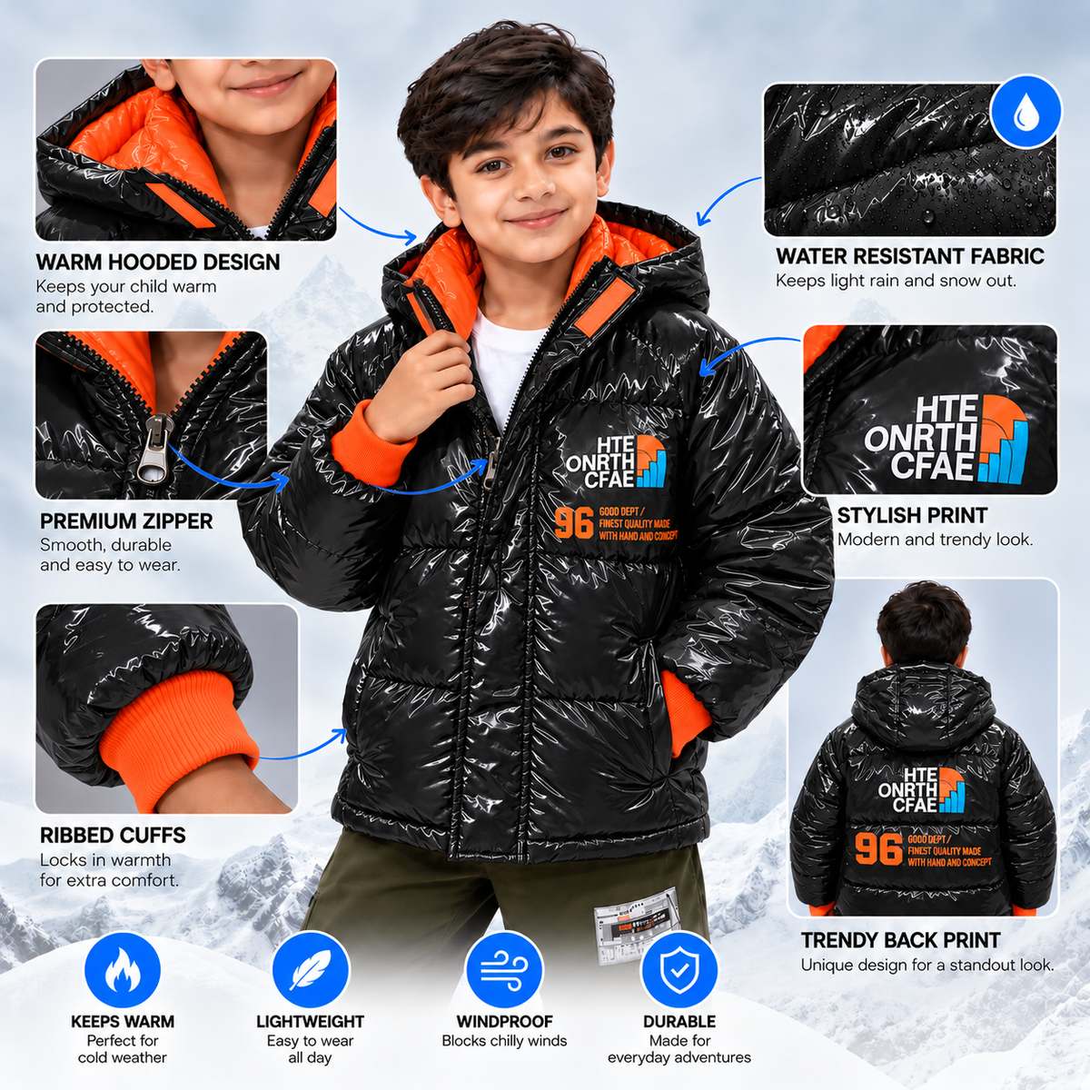 Kids Winter Puffer Jacket
