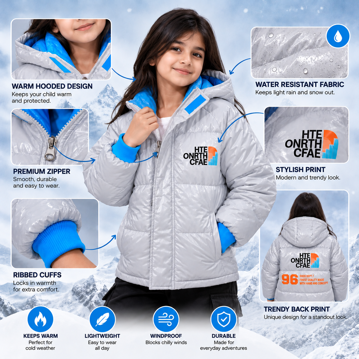 Kids Winter Puffer Jacket