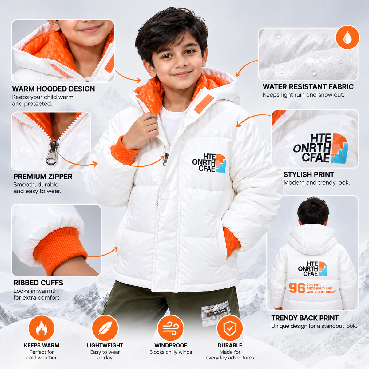 Kids Winter Puffer Jacket