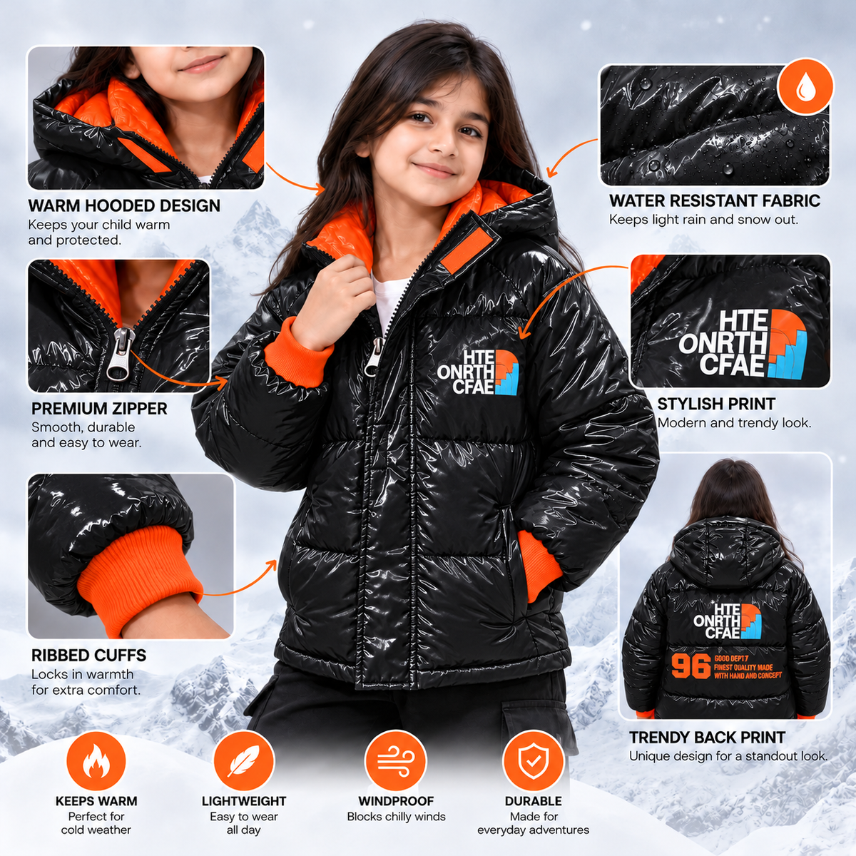 Kids Winter Puffer Jacket